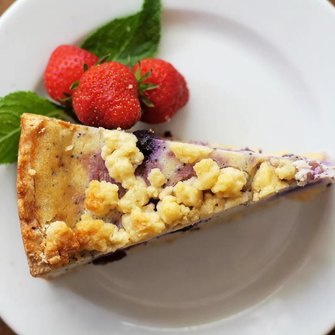 Blueberry cheesecake